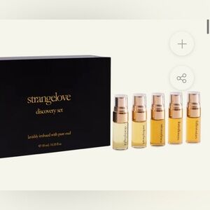 Strangelove fragrance discovery set.